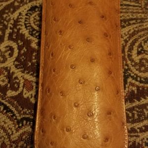 Ostrich Cigar Case Hand Made